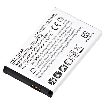 Ultralast Ultralast CEL-U540 3.7V & 800 mAh Replacement Lithium-Ion Battery for Samsung SCH-U540 Cellular Phone CEL-U540